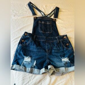 Wax Jean Basic Denim Overalls